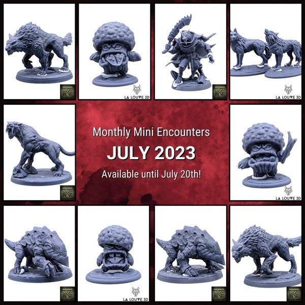 Monthly Mini Encounters - July 2023