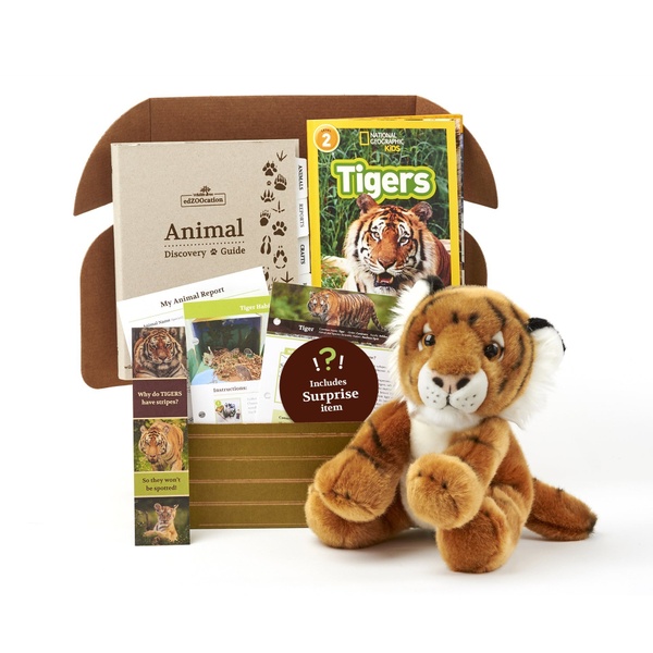 Tiger Stuffed Animal edZOOcation™ Gift Box