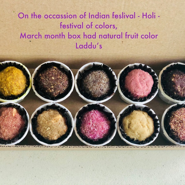 March Holi Indian festival box