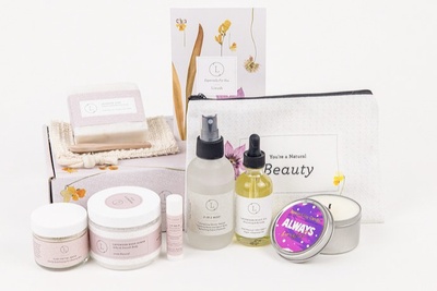 All natural bath and body set for women - Improve your wellness in the most enjoyable way Photo 1