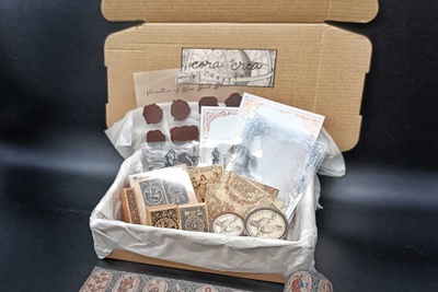 Vintage Craft Supplies Box Photo 1