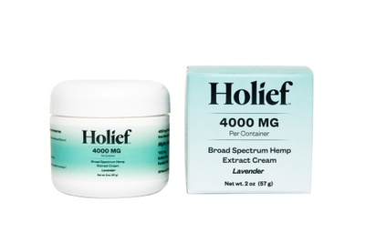 BROAD SPECTRUM RELAXATION TOPICAL CREAM WITH HEMP 4000MG BY HOLIEF Photo 2