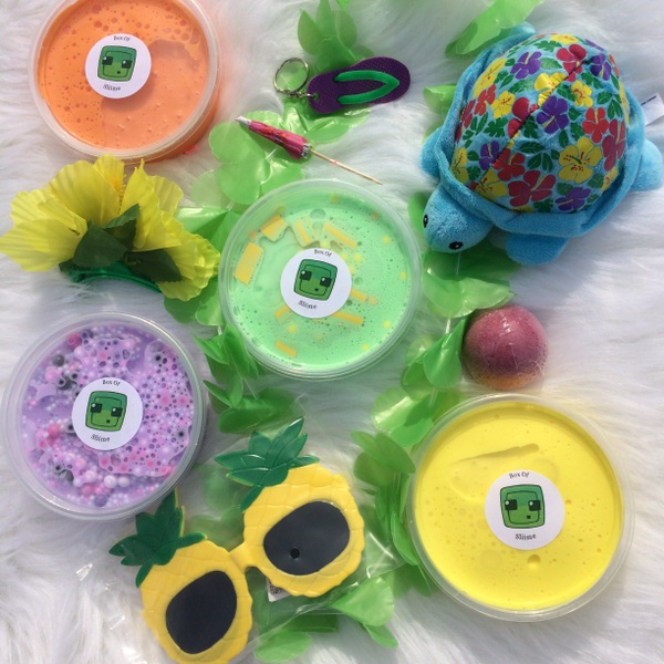 Summer Luau Slime Box (July 2019) 