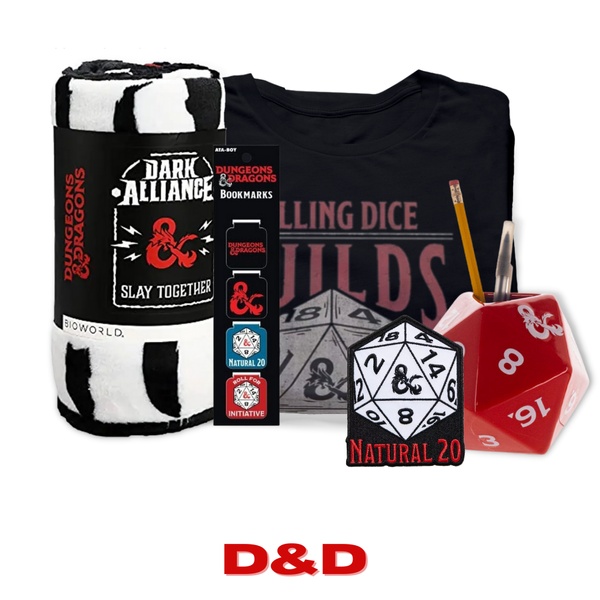 D&D Tshirt and Themed Gifts Box