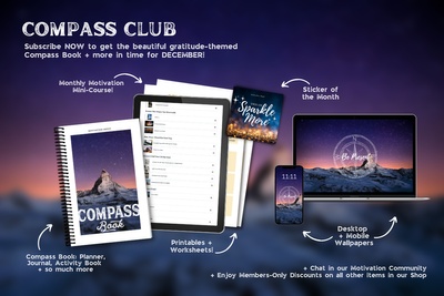 Compass Club | Monthly Motivation System with Planner & Mini-Course Photo 1