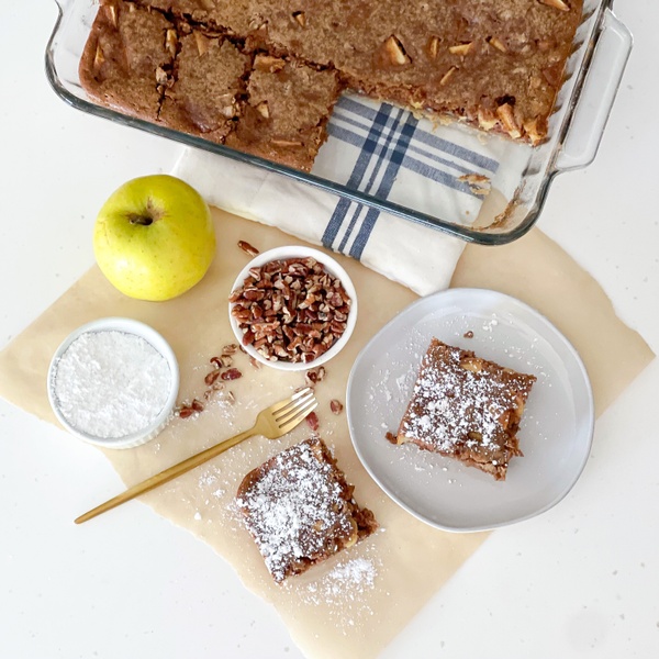 Pecan Cinnamon Apple Squares