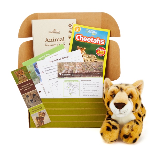 Cheetah Stuffed Animal edZOOcation™ Gift Box