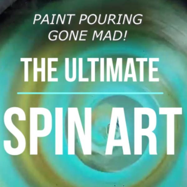 Paint Pouring SPIN ART!