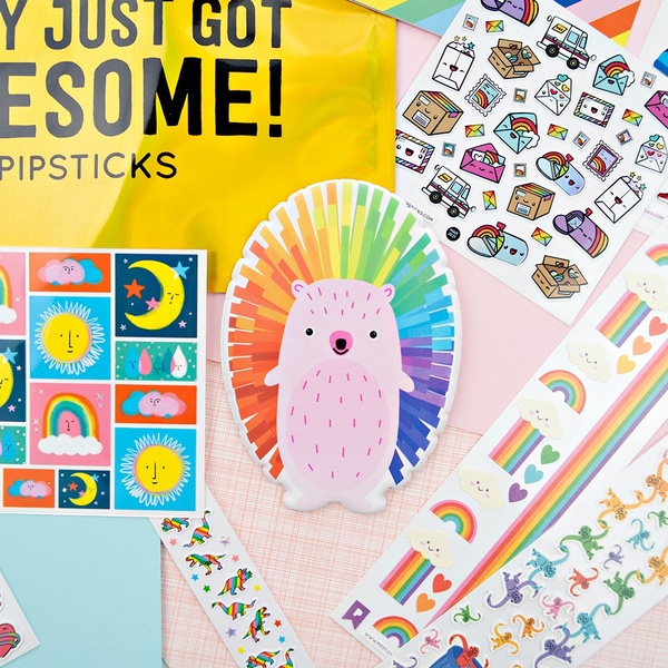 March Kids Stickers: Color My World