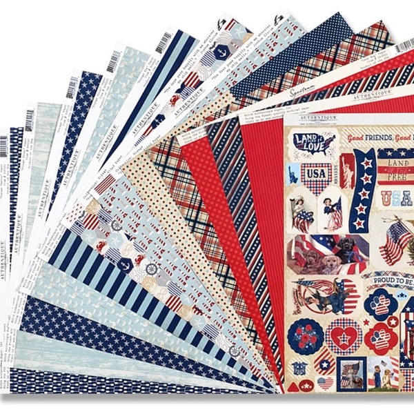 June 2020 - Summer and 4th of July Scrapbooking & Crafting Kit