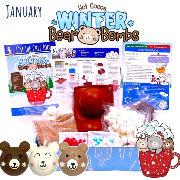 Winter Bear Cocoa Bombs