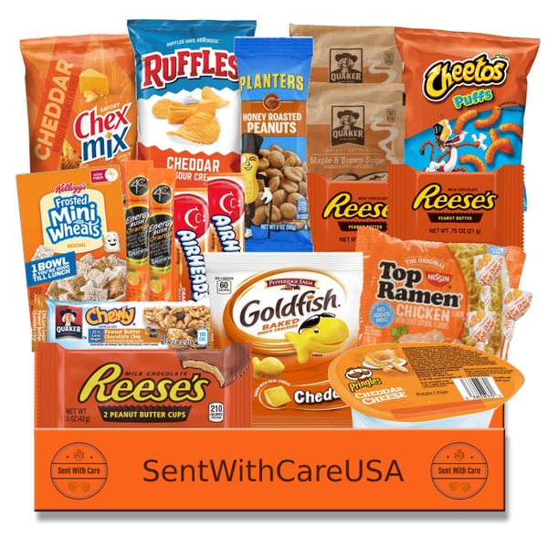 Orange Themed Snack Box