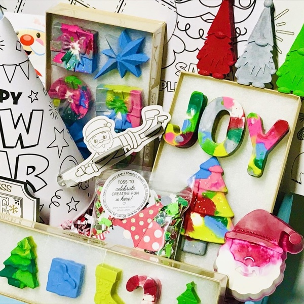 Christmas Joy Creative Crayons Box