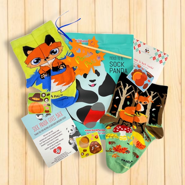 November 2022 Panda Pal Kids Socks (with extras)