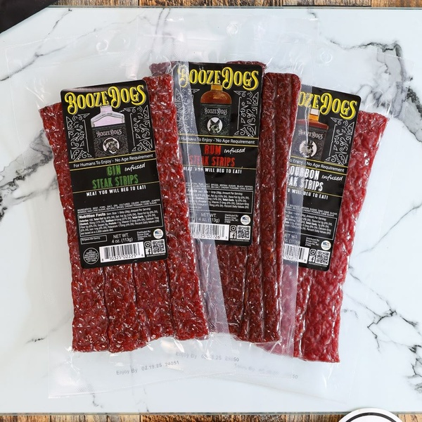 Example Pack of Boozy Jerky & Snack Sticks