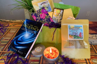 Cosmic Wonderful Angelic Manifesting Box -  includes PRIVATE Angelic channeling just for You along with High frequency tools to life your spirit. Photo 1