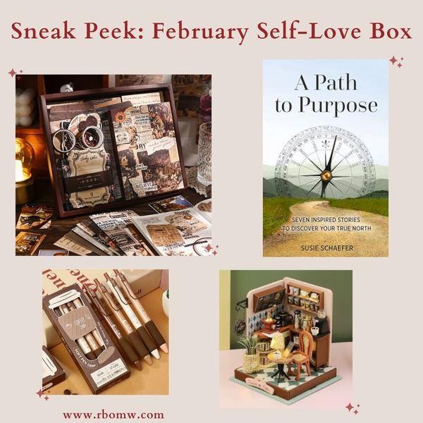 February 2024 "DIY Miniature House Self-Love Project Box" (Theme: A Path To Purpose)