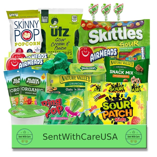 Green Themed Snack Box