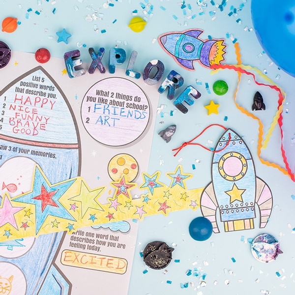 Outer Space Creative Coloring Kit
