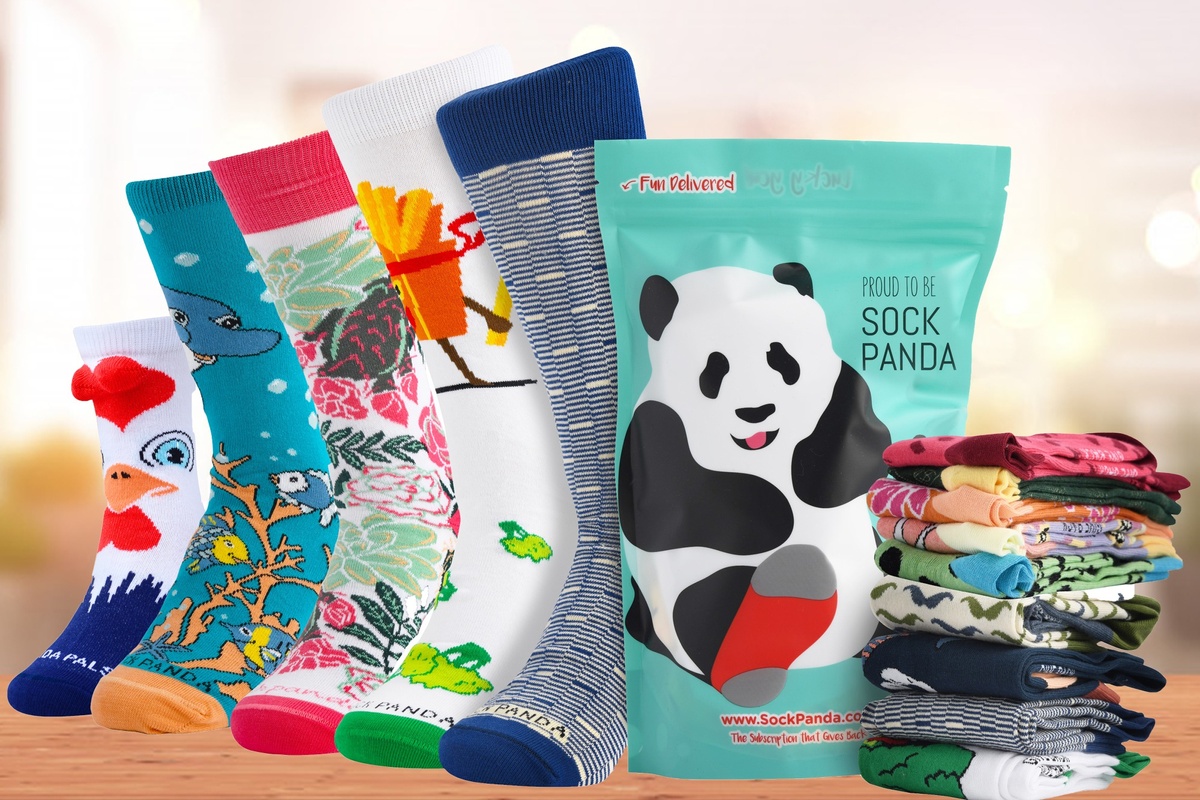 Sock Panda - Women's Sock Subscription - Amazing and Original Sock Panda Designs Delivered Monthly Photo 1