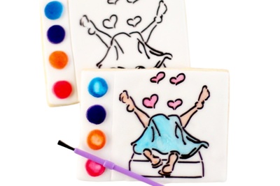 Paint Your Own Adult Sugar Cookie of the Month Club (6 Count) Photo 1