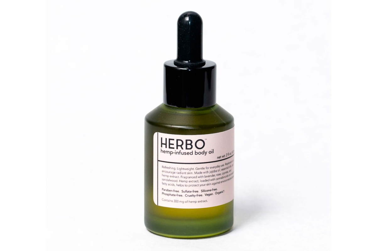 SKIN CARE ROUTINE BODY OIL WITH HEMP 2 OZ Billed By HERBO Photo 1