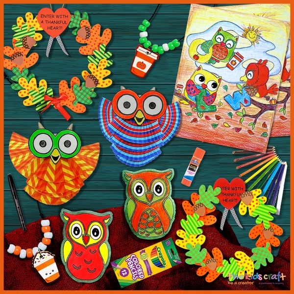 "Happy Thanksgiving from Owl of Us" (November Box)