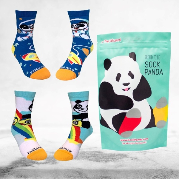 January 2022 Panda Pal Kids Socks