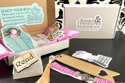 Books & Treasures Handmade Bookmark Box Photo 1