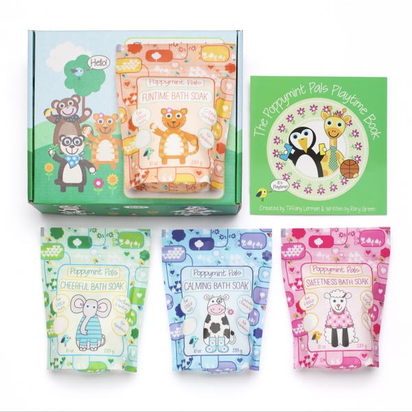 Poppymint Pals Bath Soaks for toddlers