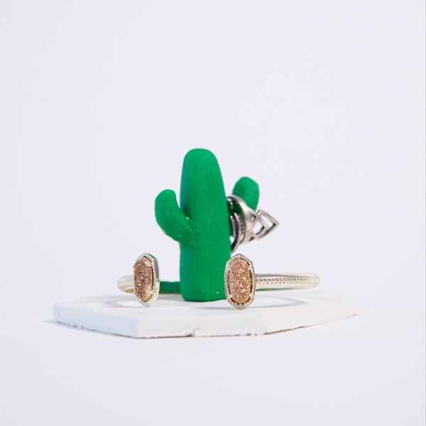 March 2020: Clay Cactus Trinket Dishes
