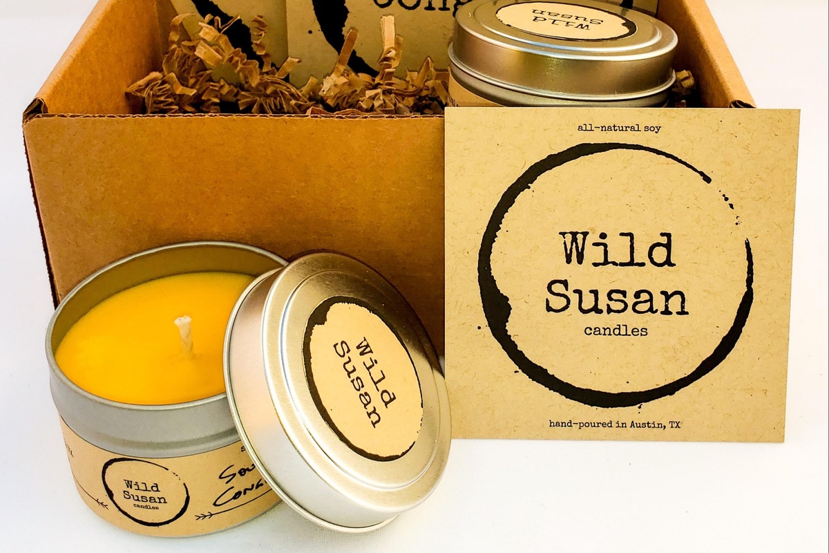 Only a Little Wild - Soy Candles - 2 Small Tins / Month Photo 1
