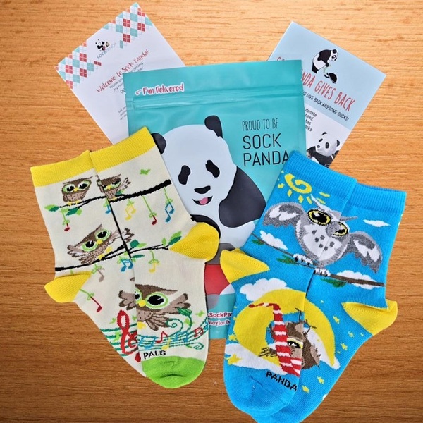 November 2021 Panda Pal Kids Socks