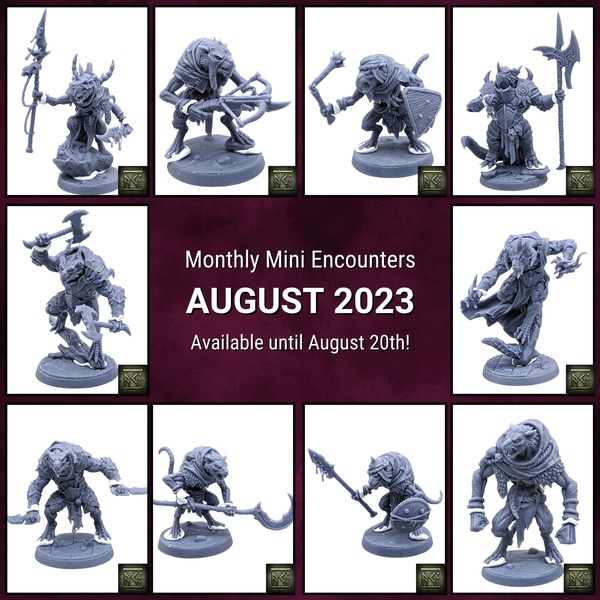 Monthly Mini Encounters - August 2023