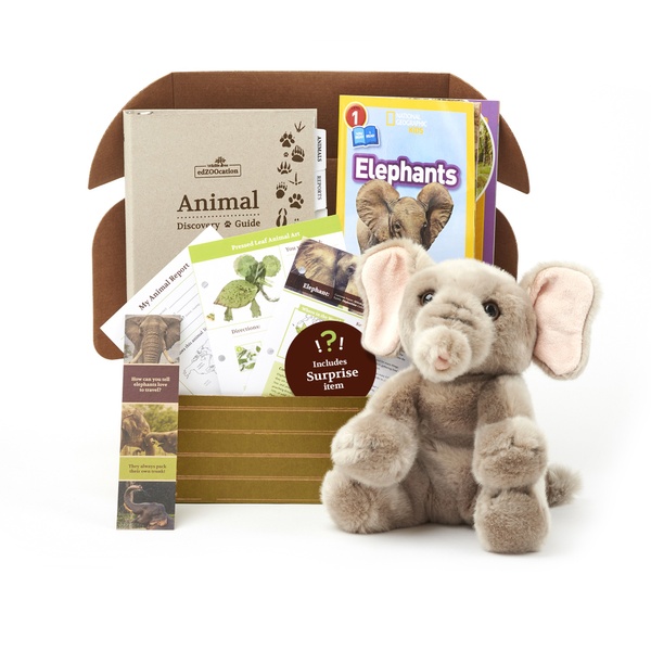 Elephant Stuffed Animal edZOOcation™ Gift Box