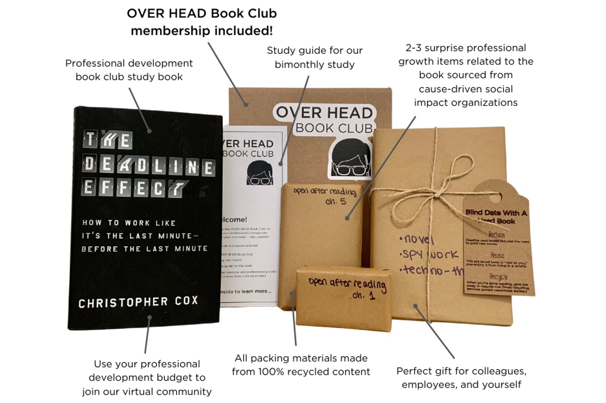 OVER HEAD Book Club Box for Nonprofit Professionals Photo 1