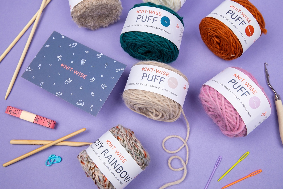 KnitWise Monthy Knitting Subscription Box Cratejoy