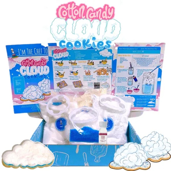 Cotton Candy Cloud Cookies