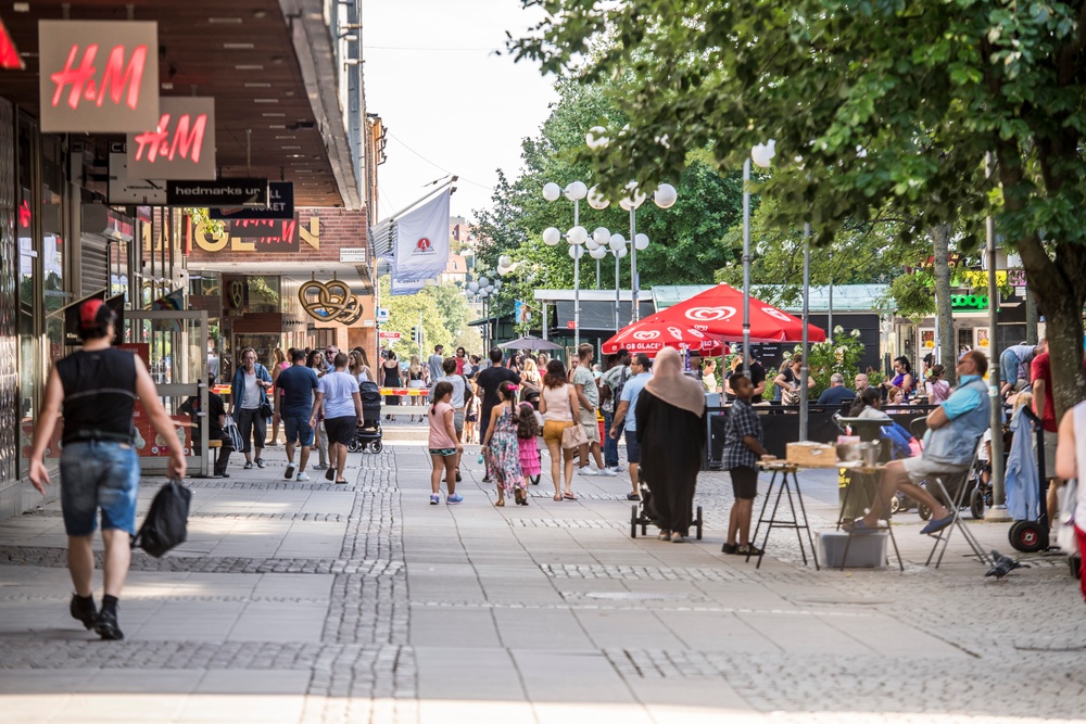 Gågatan i City. Foto: Pontus Orre