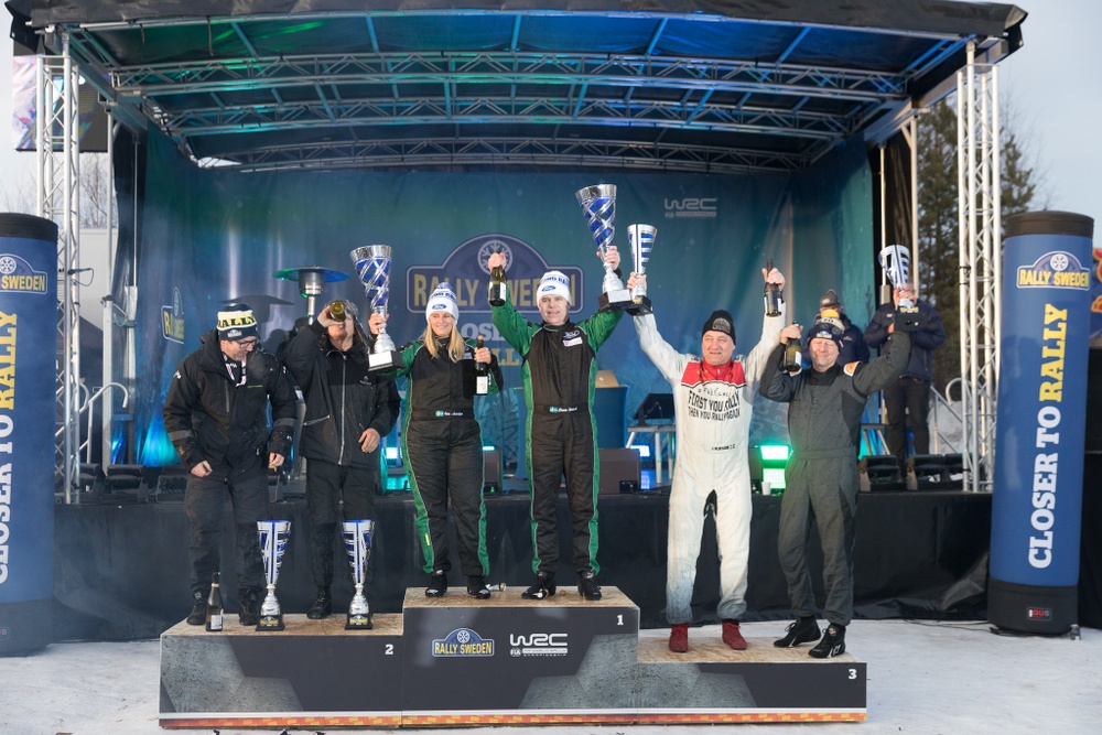 Podium Rally Sweden Historic