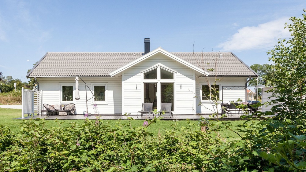 En villa av modell Aspudden blir A-hus första hus i Norrland.