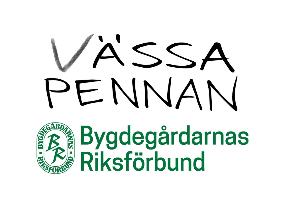 Logotyp för Vässa pennan