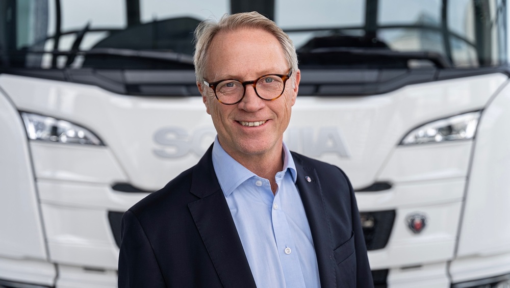 Stefan Lindblom, direktör för affärsstöd på Scania Sverige AB.