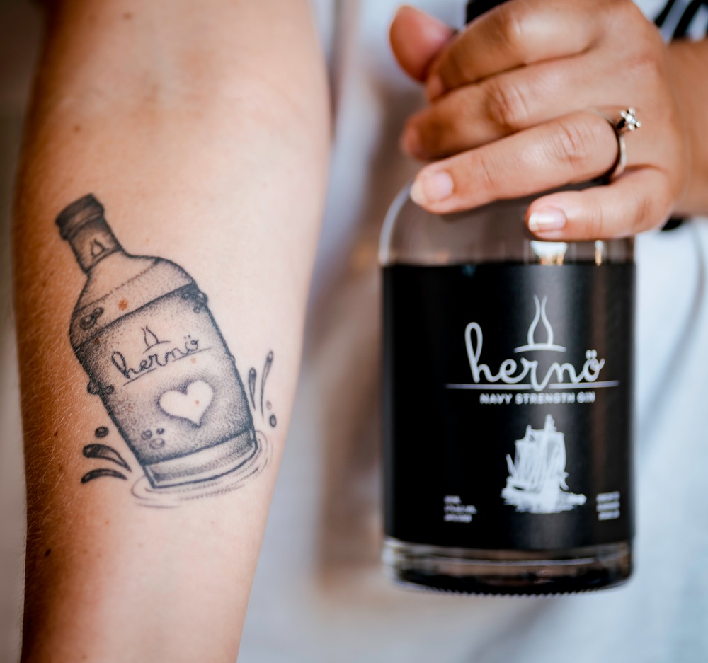 Anna Marxén, branded for life with the gin that makes hear heart beat.