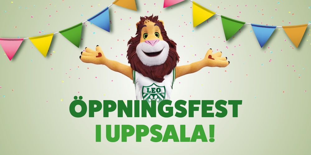 Den första april är det äntligen dags för Leo’s nyöppning i Uppsala!