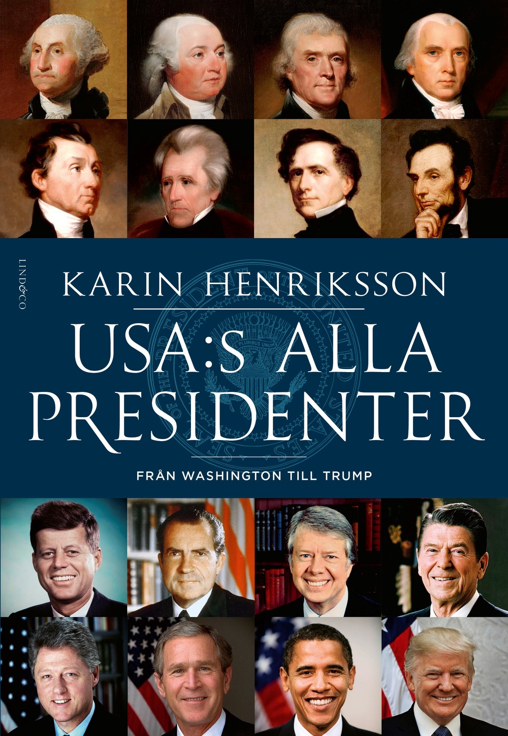 Boksomslag: USA:s alla presidenter - Från Washington till Trump 