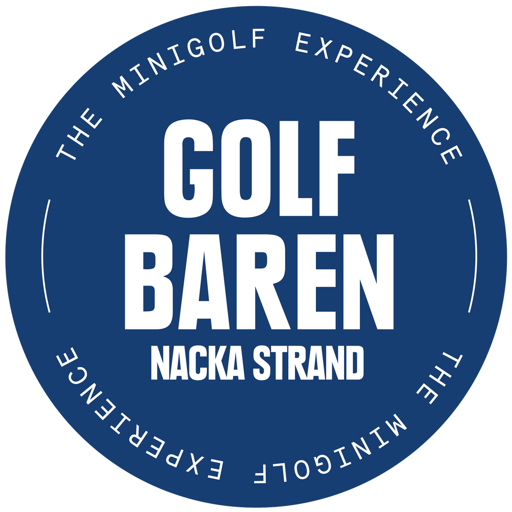 Nacka Strand Golfbaren blue Logo