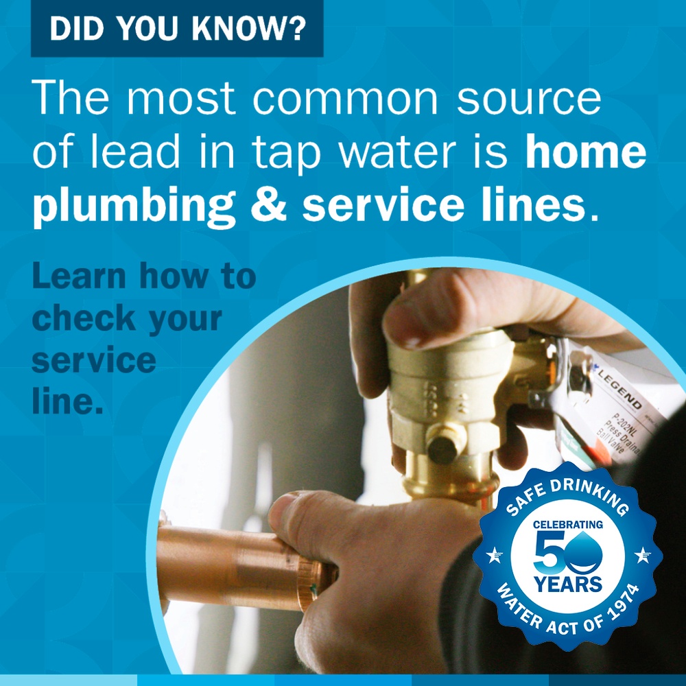 We're working to get the lead out with our lead service line replacement program. Learn how to check your service line and report it. 