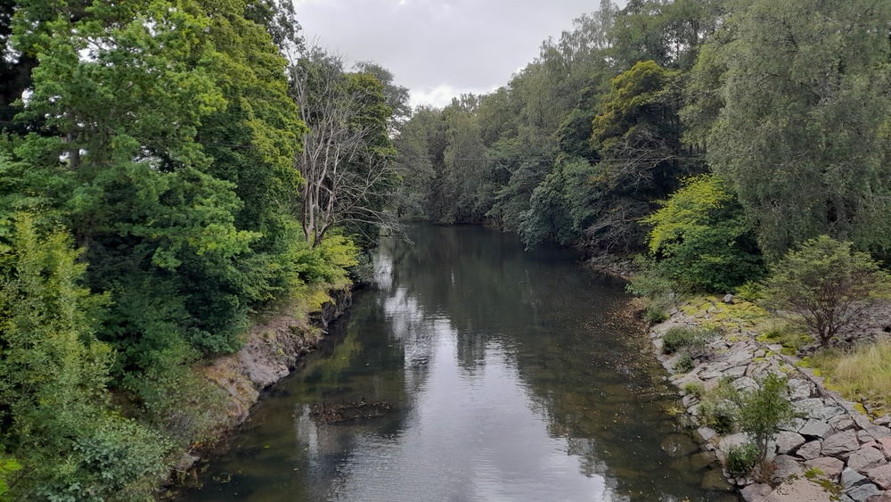 Längs Göta älv är risken för skred hög. SGI arbetar med kommuner längs älven för att minska risken. Som här i Vänersborgs kommun. Foto: SGI