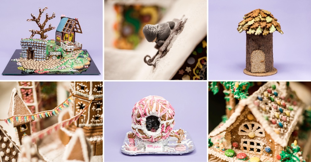 Details from the Gingerbread House Competition 2018. Cred: Viktoria Garvare.